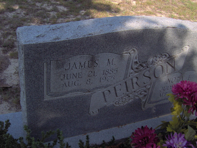 Headstone for Peirson, James M.